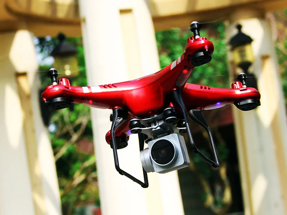 Квадрокоптер HR SH5HD 2 4G 4CH 6-осевой гироскоп WiFi FPV Дрон с широкоугольным объективом 170