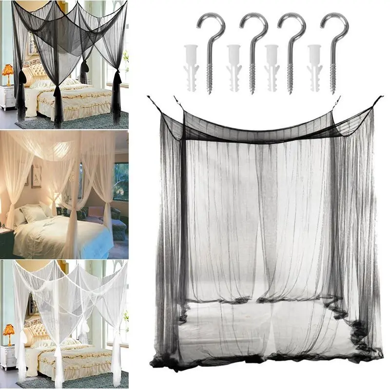 

Black /White Door Canopy Mosquito Net Fabric Mesh Insect Shelterd girls Room Princess Bed Decor Tent Protection Children WZ101