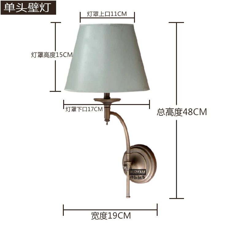 Несколько люстра светильник s Континентальный Сельский контракт настенный