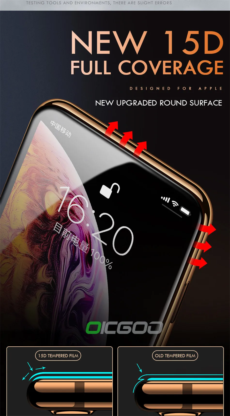 15D закаленное стекло для iPhone 6 6s 7 8 Plus Xr защита экрана полное покрытие стекло для iPhone XR X XS Max защитное стекло