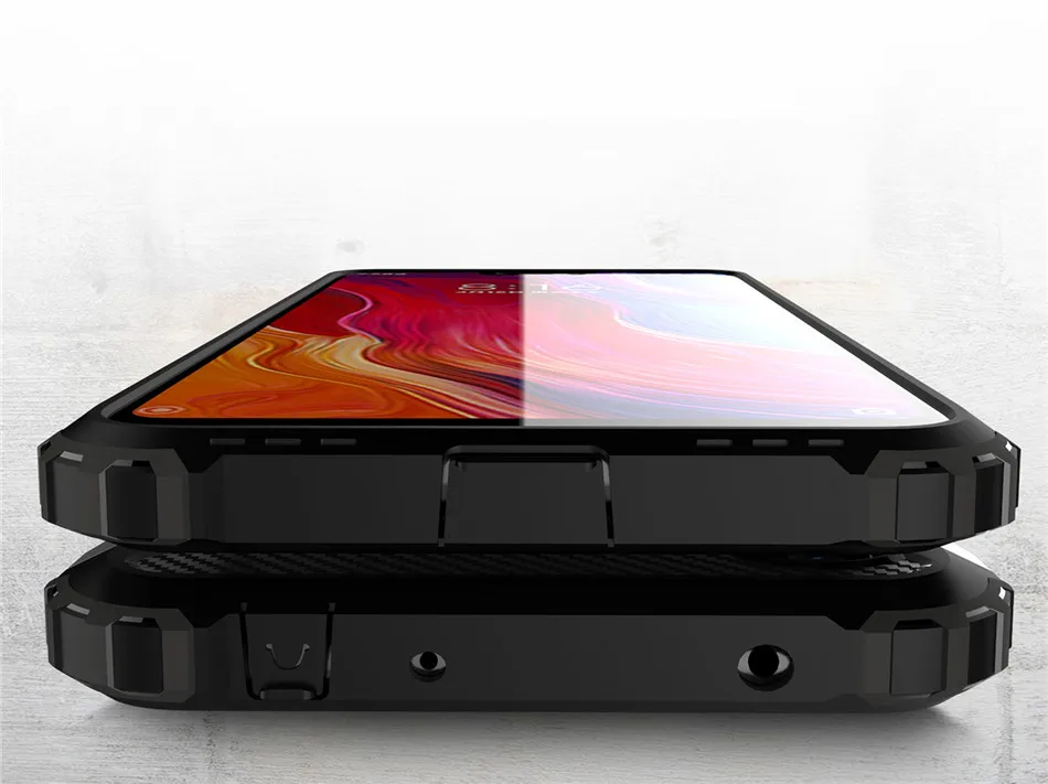 Luxury Rugged Soft Cover For Redmi Note 6 Pro 5 Anti Knock Phone Case Hybrid Hard Tough Dual Layer Armor Shockproof |