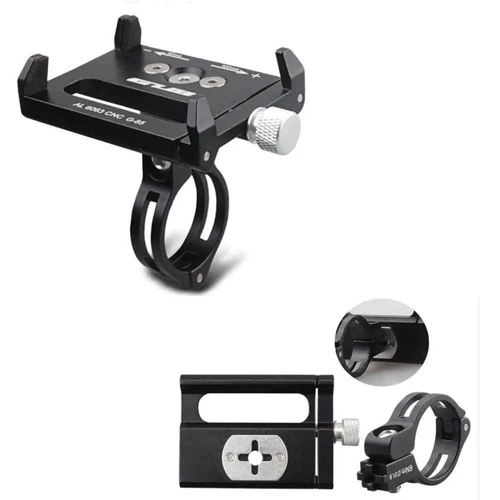 untoom aluminum universal bicycle phone holder bike motorcycle handlebar clip stand mount bracket for 3 5 6 2 inch smartphone free global shipping