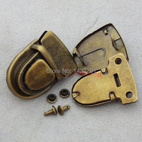 10 шт./лот застежка защелка замок для кожаного чехла сумка Кошелек 3 цвета на выбор