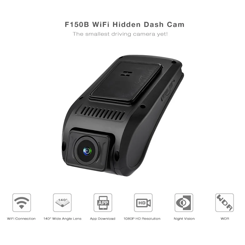 F150B Новатэк 96658 Wi Fi Авто регистраторы 140 градусов 1080 P gps Видеорегистраторы для