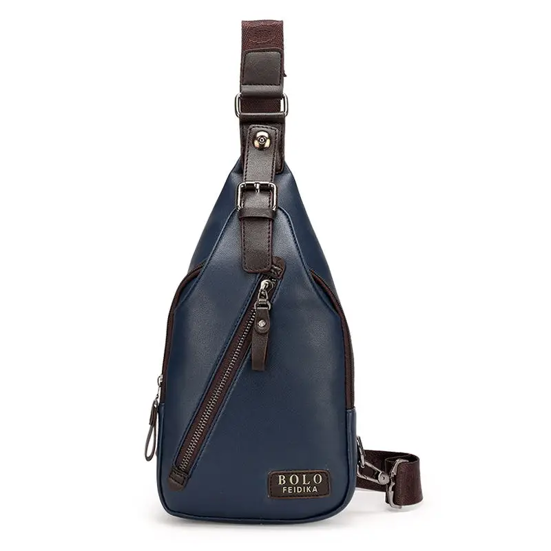 Feidika Боло бренд сумка Для мужчин груди пакет один плечевой ремень Back Pack кожаная