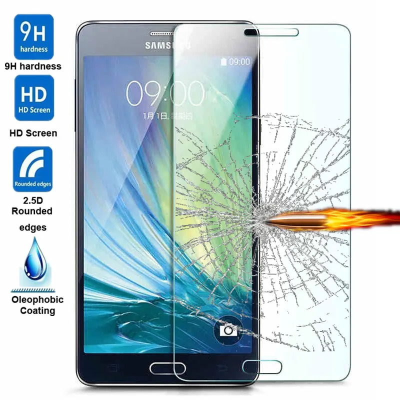 Закаленное стекло GerTong 2.5D 9H для Samsung Galaxy J5 J7 A3 A5 J1 Mini 2016 S5 Neo S6 Grand Prime защитная пленка
