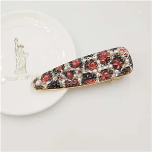 23 Free shipping korea style Neon color bead hairpins lovely women's hair accessories ins girl's rainbow Duckbill clip hairclips - Цвет: 23