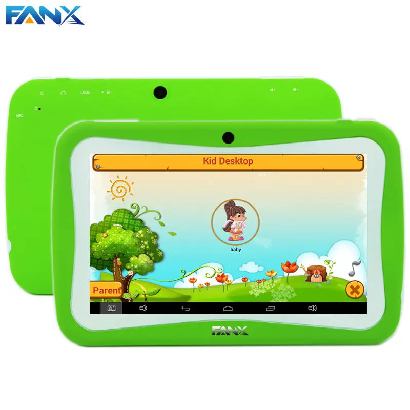 WeCool 7 дюймов Quad Core Дети Tablet PC Предназначен для дети Образования Android 5.1 Preload