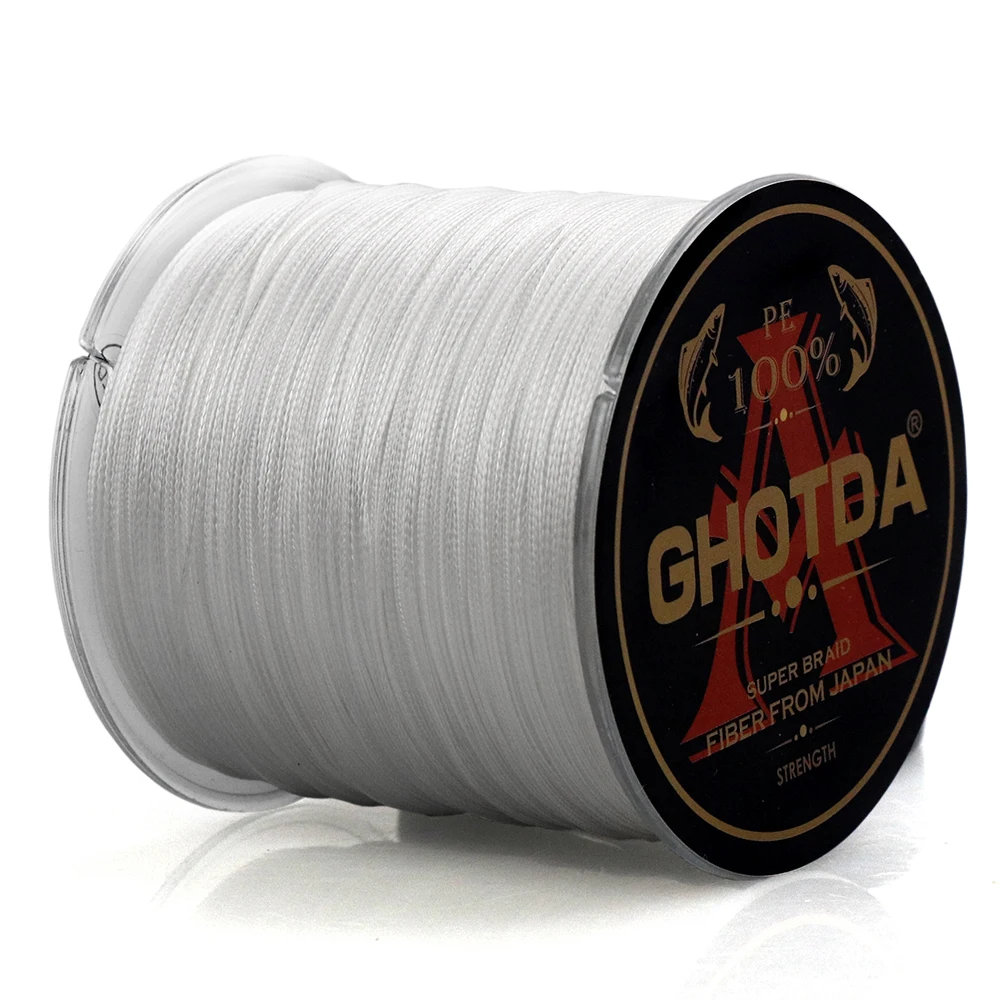 GHOTDA 100% супер прочная плетеная рыболовная леска 500 м 8 нитей рыболовные