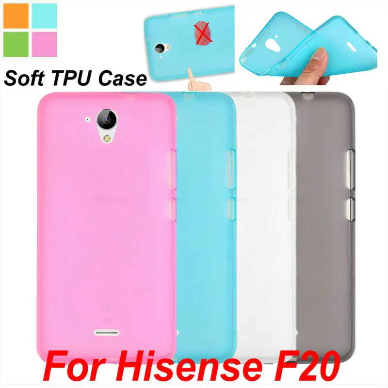 F20 чехол простой классический мягкий матовый гель ТПУ для Hisense Прозрачный Пудинг