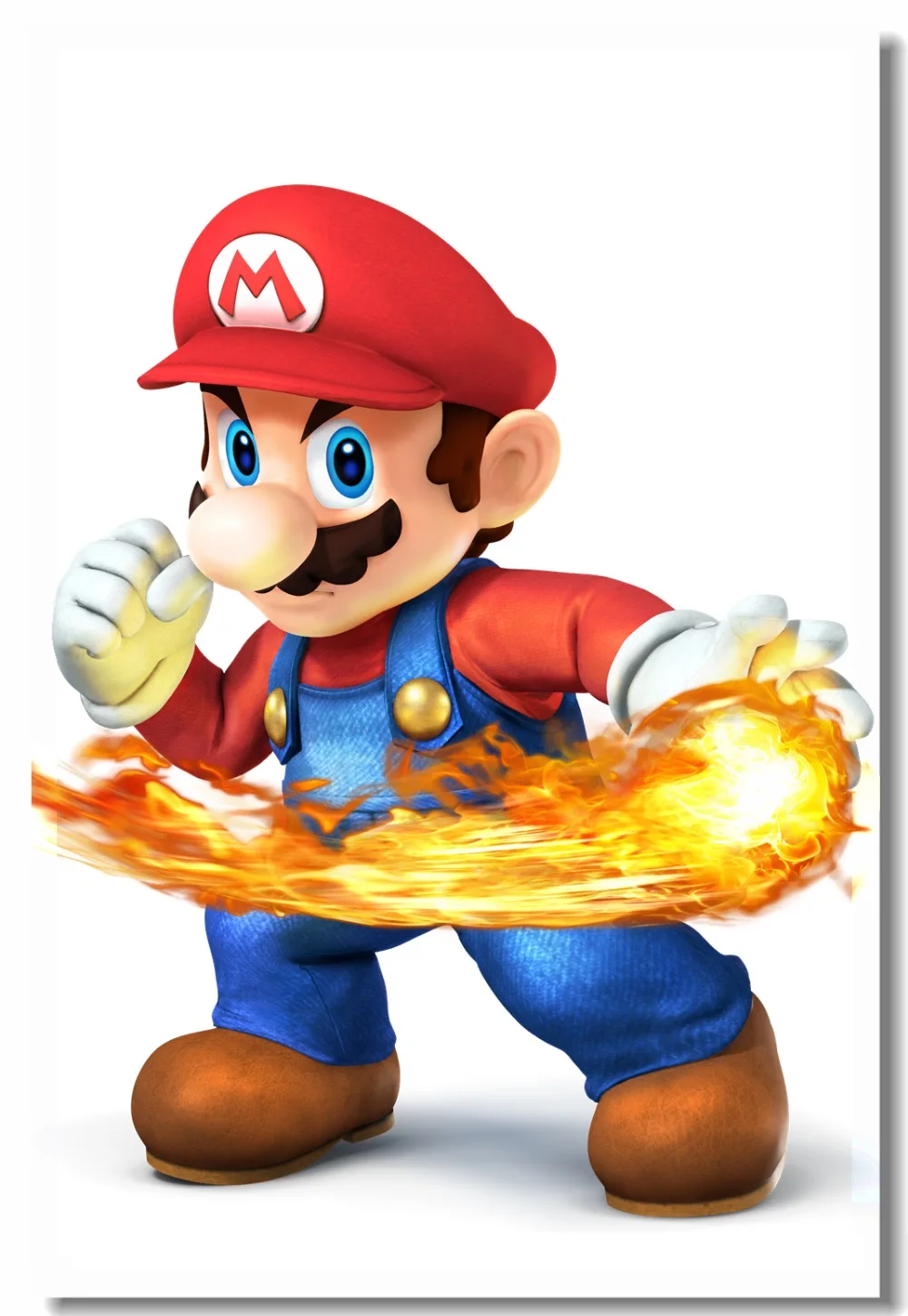 Фото Пользовательские холст настенные картины Super Mario Bros постер Супер - купить