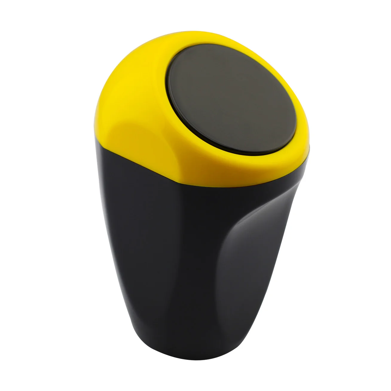 

Yellow ABS Plastic Car Door Slot Trash Can Wastebasket Garbage Rubbish Ash Bin Storage Bucket Box Cup Holder Accessories