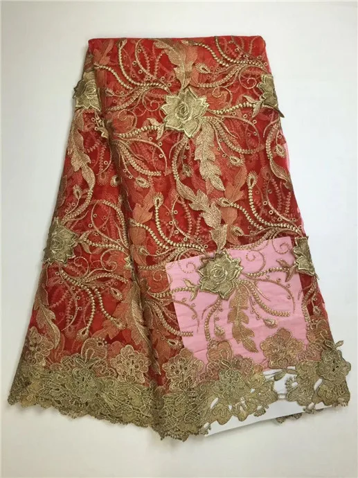 Африканская кружевная ткань 2018 нигерийская французская Высокое качество