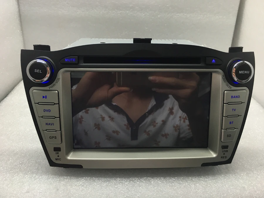 7-дюймовый Android 6.0 Quad Core 1024*600 dvd-плеер 2din Car 1.6 г 16 ГБ 3 /Wi-Fi радио GPS для Hyundai ix35 Tucson