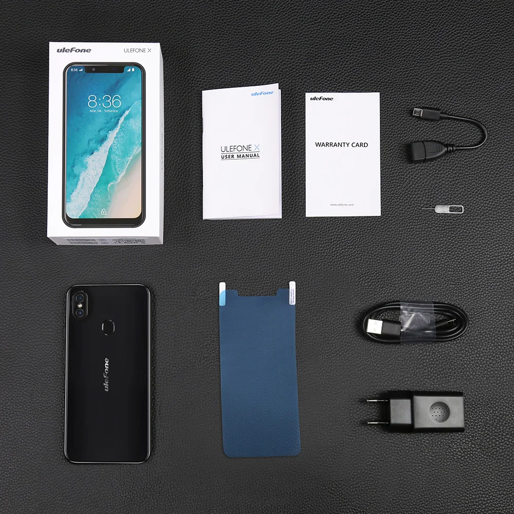Ulefone X Android 8.1 5.85&quot HD+ Smartphone MT6763 Octa Core 4GB+64GB 16MP Dual Rear Cam 3300mAh Wireless Charge Phone | Мобильные