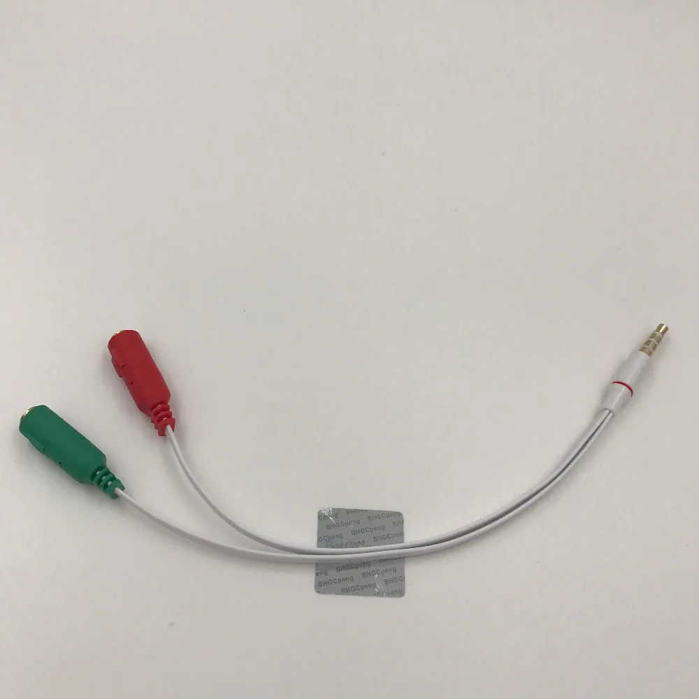 Кабель-разветвитель плоский 3 5 мм для микрофона и гарнитуры 1 шт. | Электроника