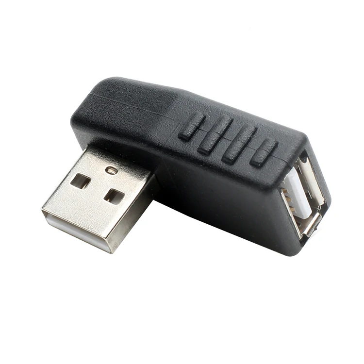 USB папа к женскому правый угол 90 градусов левый адаптер сгиба удлинительная