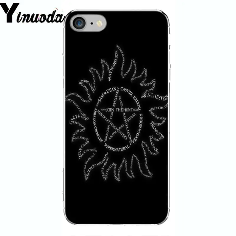 Yinuoda ТВ Шоу логотип Supernatural дизайн красочные милые аксессуары для телефонов Чехол