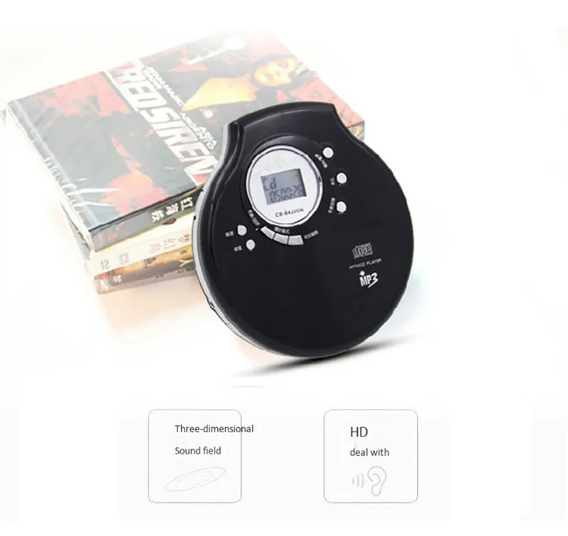 Портативный CD-плеер Walkman поддерживает MP3 CD-R/W английский диск гибочная машина HiFi воспроизведение музыки наушники аудио сбалансированный 3,5 выход