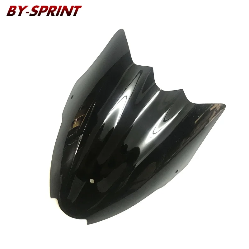 Black Мотоцикл для Sukuzi GSR750 GSR 750 2011 2012 2013- оргстекло лобовое стекло козырек ветрового стекла Viser двойной пузырь - Цвет: Black