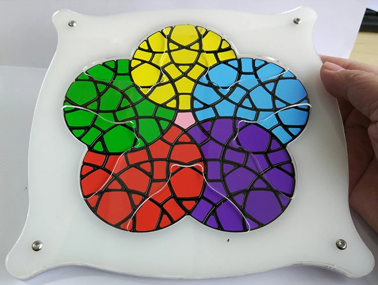 Совершенно новый VeryPuzzle Герань V версия волшебный куб головоломка на складе