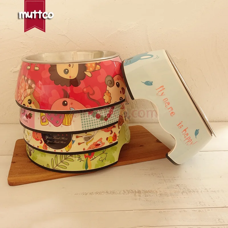 Удобные высококачественные двойные противоскользящие миски для домашних