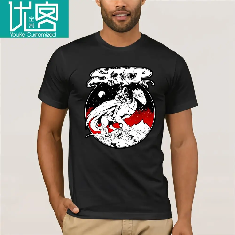 SLEEP DRAGONAUT Stoner Doom Band Black and White T-shirt (XS-3XL) Cool Casual pride t shirt men Unisex New Fashion tshirt | Мужская