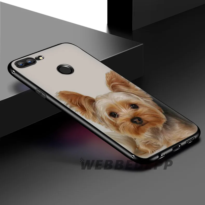 WEBBEDEPP Yorkshire terrier Dog Cute Soft Silicone Case for Huawei Honor Mate 20 10 8X 8C 8 6A 7A 7X 7C Lite Pro TPU |