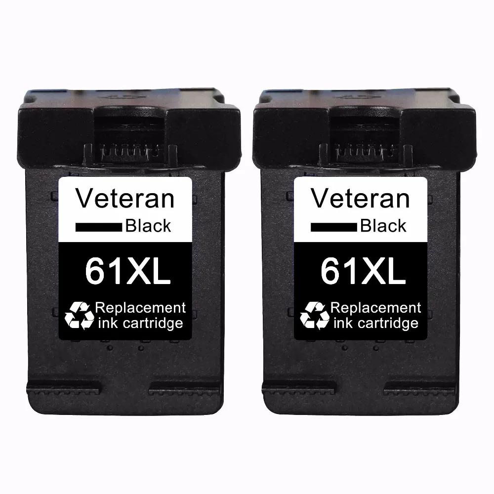 Ветеран 61XL черный заполняемый картридж для чернил Замена для hp 61 XL для hp 1000 1010 1050 1510 2000 2050 2510 3000 3050 Envy 4500