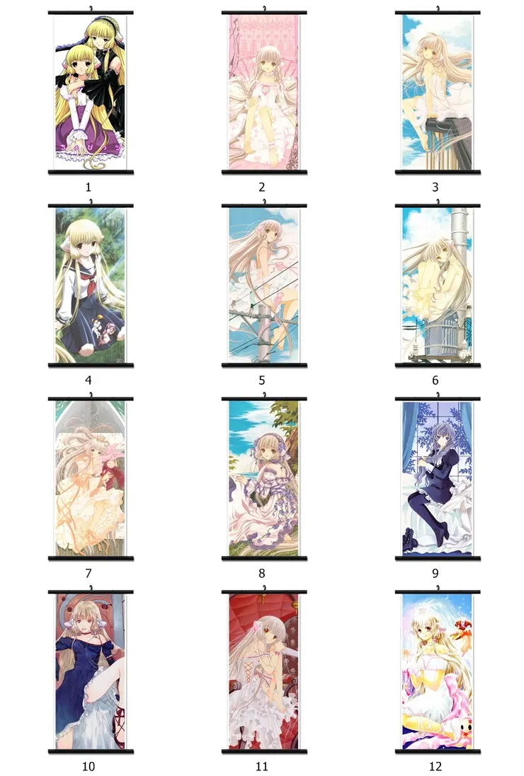 Японское аниме Chobits сексуальная девушка Chi домашний декор Стена Свиток