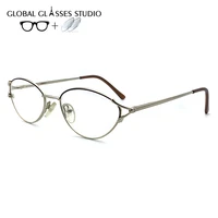 women metal glasses frame eyewear eyeglasses reading myopia prescription lens 1 56 index a877