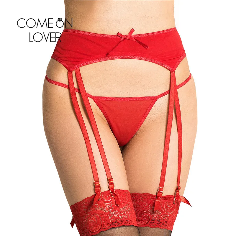 Comeonlover Ligueros Sexi Para Mujer Sexy High талия твердый Strapsen комплект Liguero размера плюс Thin