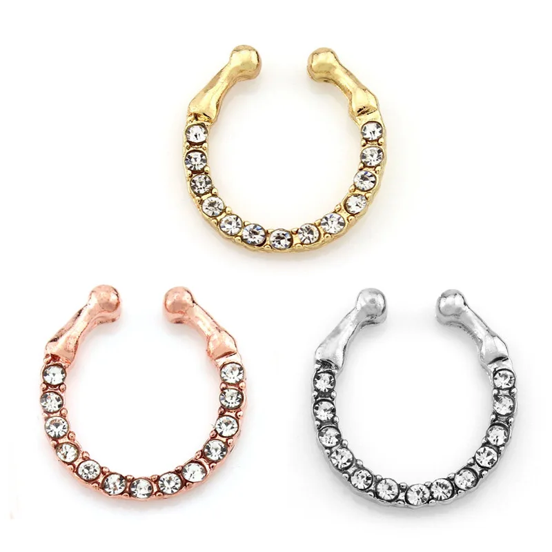 1 шт в нос кольцо ложная спиральный для хряща серьги Daith уютно Rook на козелок