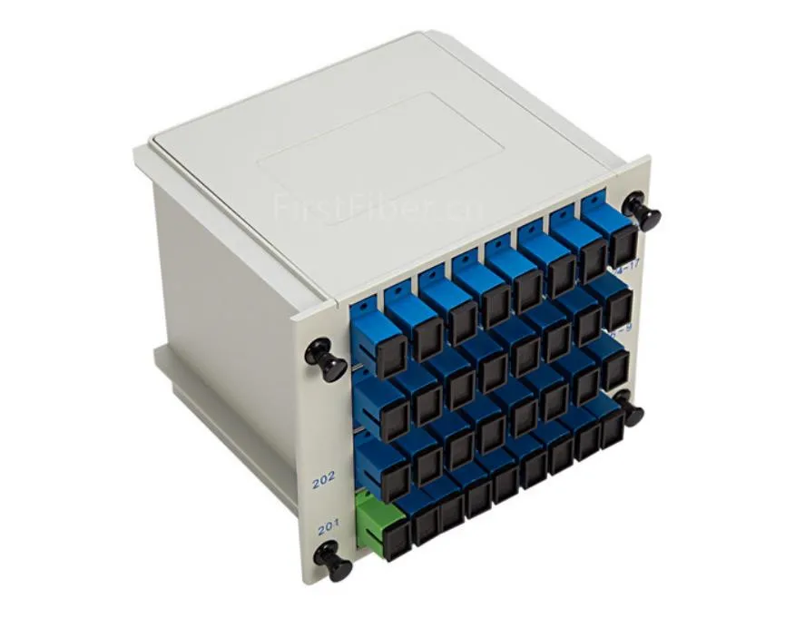 1x32 SC/UPC разветвитель оптоволокна распределитель кассеты вставка T ABS PLC FTTH 1X32 Planar