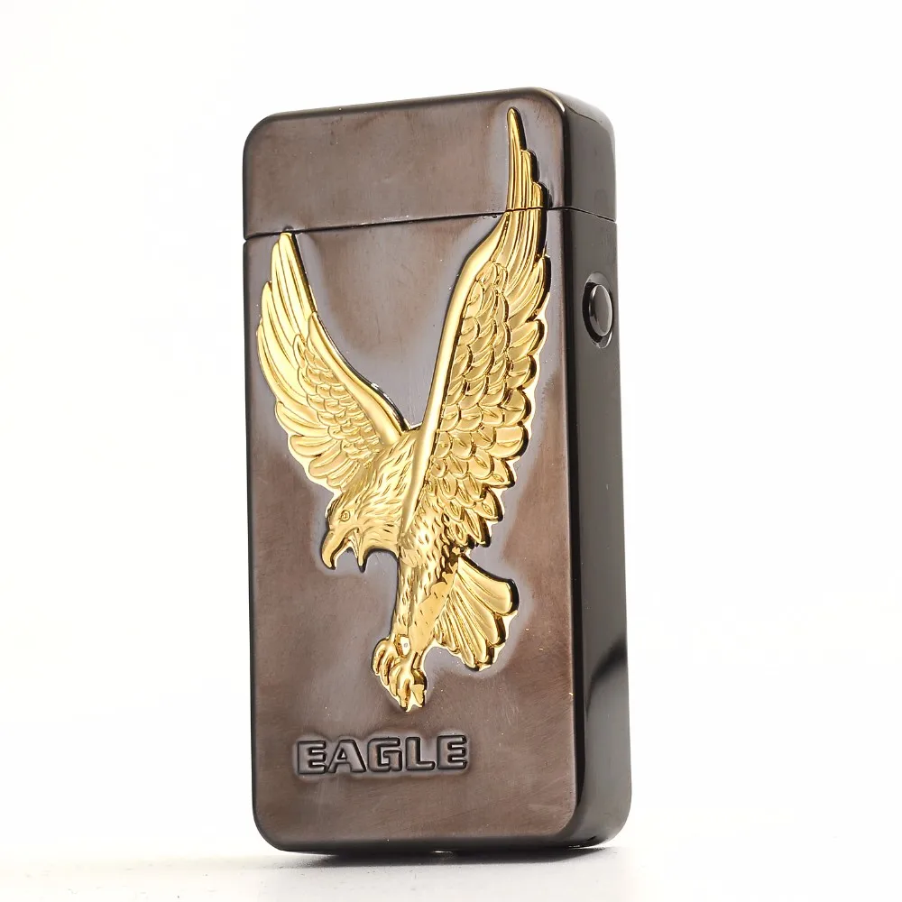 Pull Тип Usb зарядка электрическая двойная дуга плазменный Дым Зажигалка, подходит для дыма курильщика