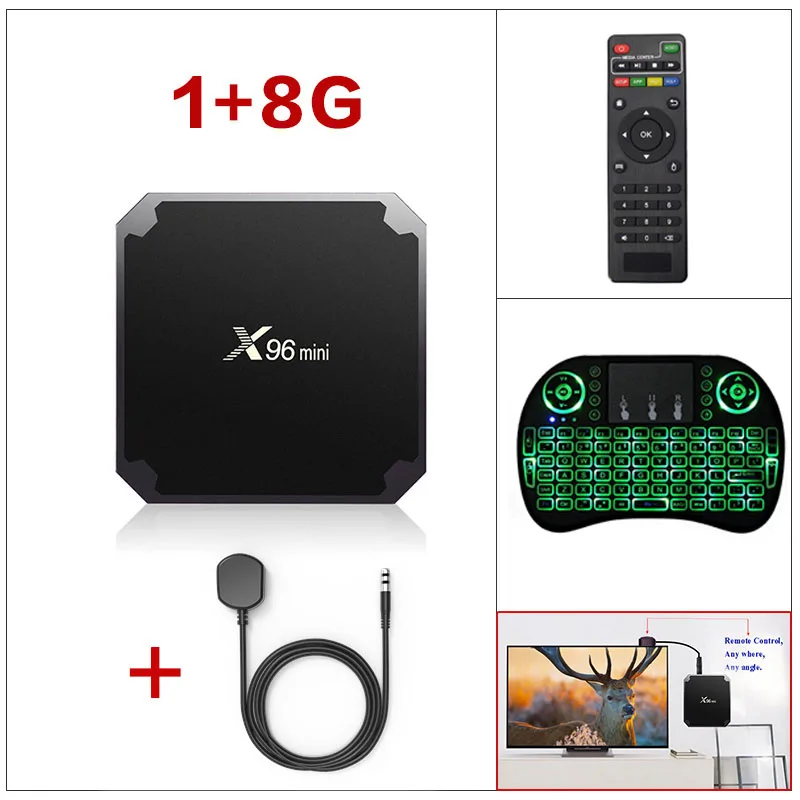 1G 8G add I8 9.0 DQiDianZ новейший Android 9,0 X96mini Smart tv BOX Amlogic S905W четырехъядерный WiFi 2,4 ГГц X96 мини медиа-приставка - Цвет: 1G 8G add I8 9.0