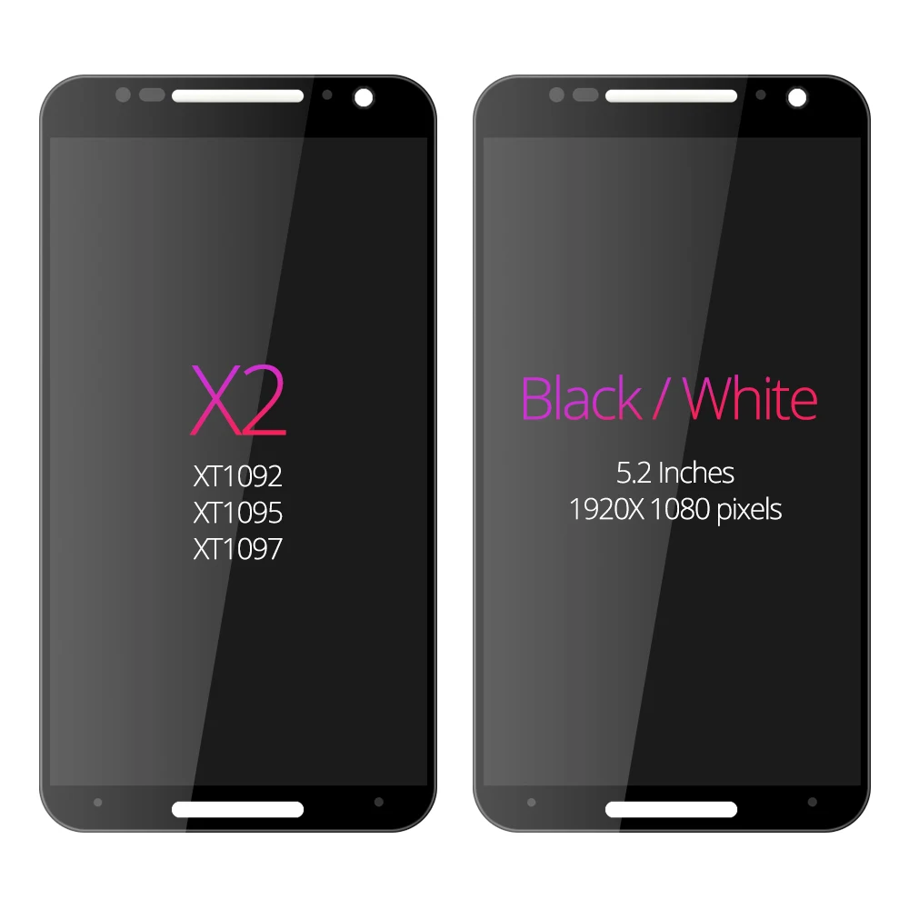 Дисплей 5 2 '&#x271920x1080 для Motorola Moto X2 ЖК-дисплей XT1092 XT1095 XT1097 сенсорный ЖК-экран
