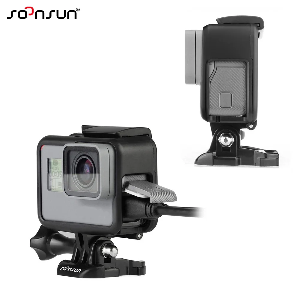 SOONSUN стандартный защитный чехол для GoPro Hero 5 6 7 Black Action Camera Go Pro Аксессуары|Чехлы