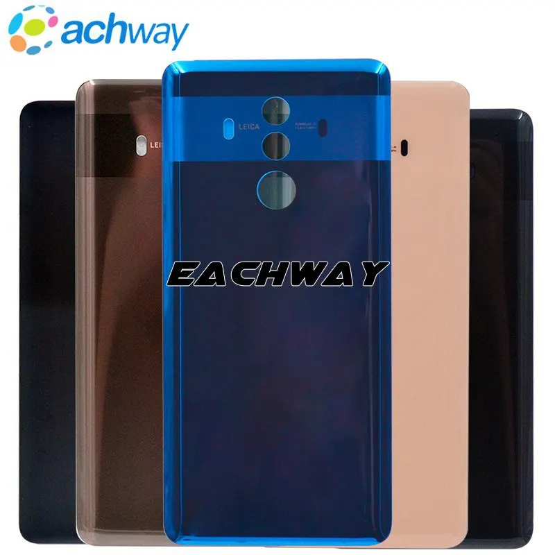 Задняя крышка батарейного отсека для HUAWEI Mate 10 Pro корпус стеклянная панель замена 6
