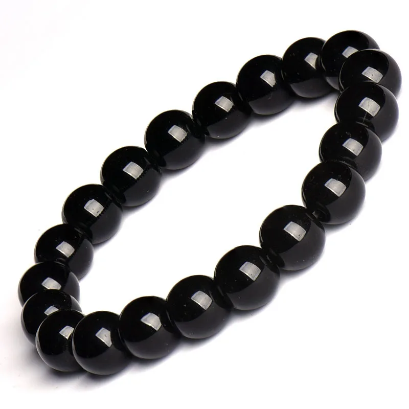 

Hydra glass imitation black ochre beaded 8mm crystal DIY bracelet bracelet craft jewelry production