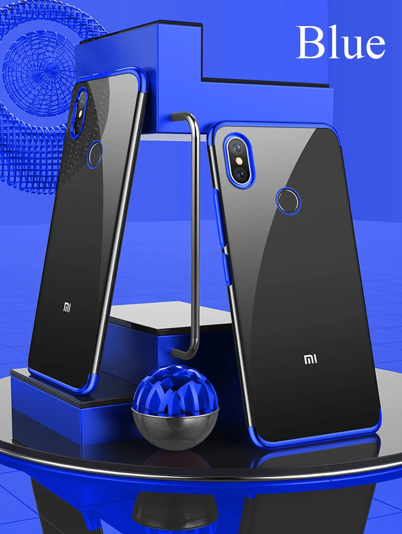 blue Suntaiho чехол для телефона для Xiao mi Red mi Note 7 Чехол mi 9 note 5 красный mi note 6 pro 6a покрытие ТПУ мягкий чехол для красного mi 4X силикон A2 - Цвет: blue