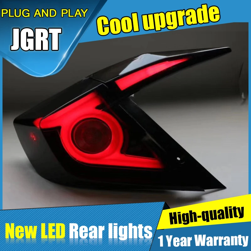 Автомобильные задние фонари для Honda Civic LED DRL ходовые огни Противотуманные фары