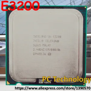 Original Intel CELERON E3200 E 3200 1M/2.40GHz/800MHz/ LGA775 dual core free shipping (Delivery within 1 day) Free shipping