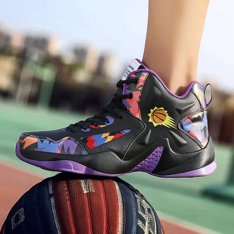 Новое поступление Мужская баскетбольная обувь Детский Баскетбол для мальчиков