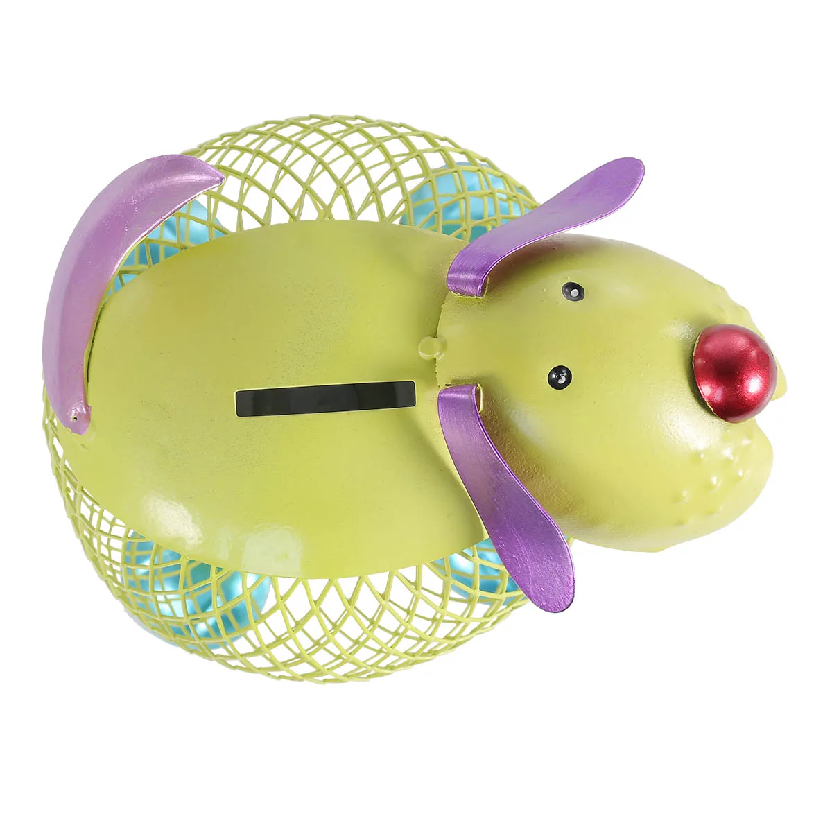 Металлическая Копилка Tooarts статуэтка для денег с зеленым щенком животных копилка