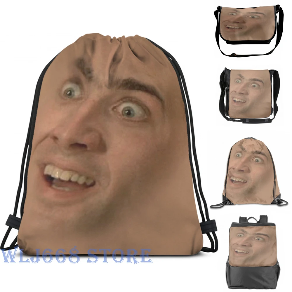 Забавные сумки через плечо с графическим принтом женский рюкзак на одно узором в