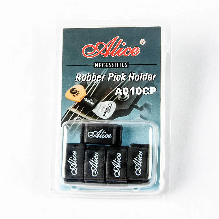 Alice высококачественный черный резиновый держатель для гитары 5 шт. бас укулеле