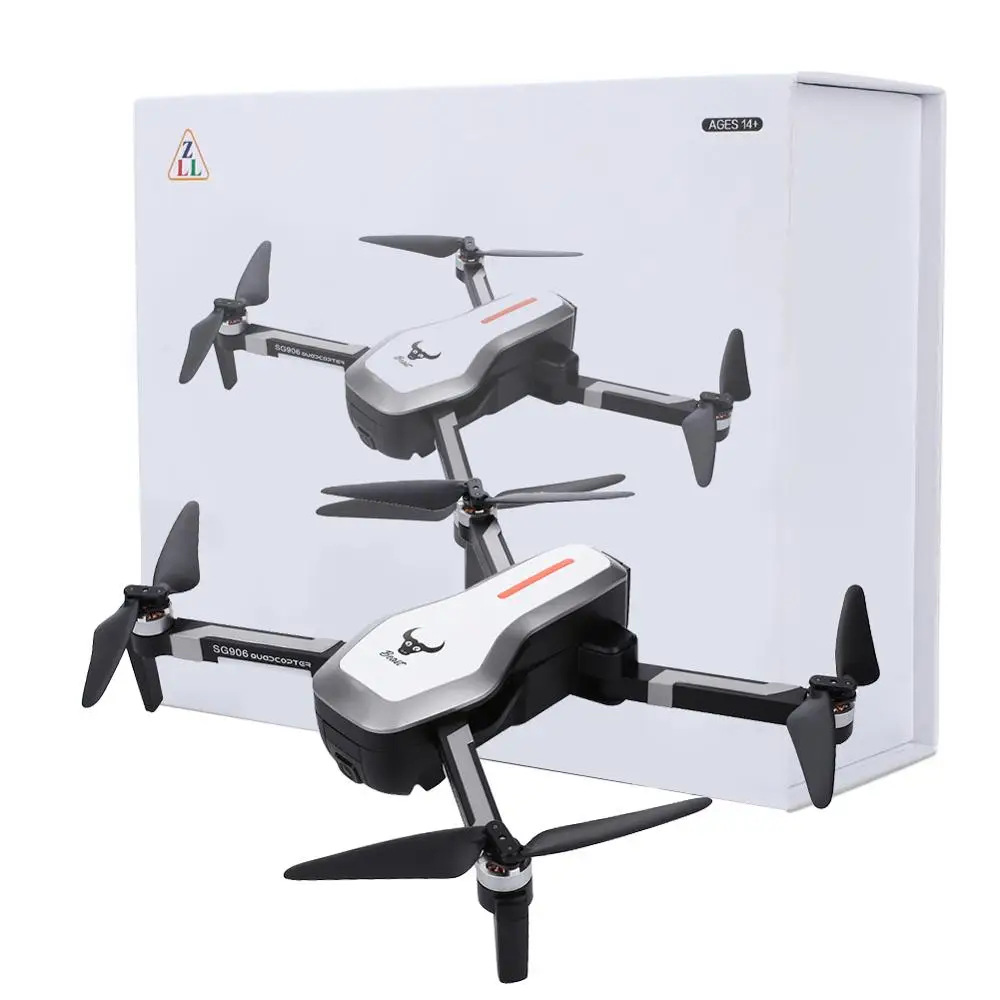 Color Box Портативный Радиоуправляемый Дрон gps 5G wifi FPV 4K Ultra HD широкоугольный двойной фотоаппарат бесщеточный селфи складной Дрон 4K Квадрокоптер Дрон - Цвет: Color Box