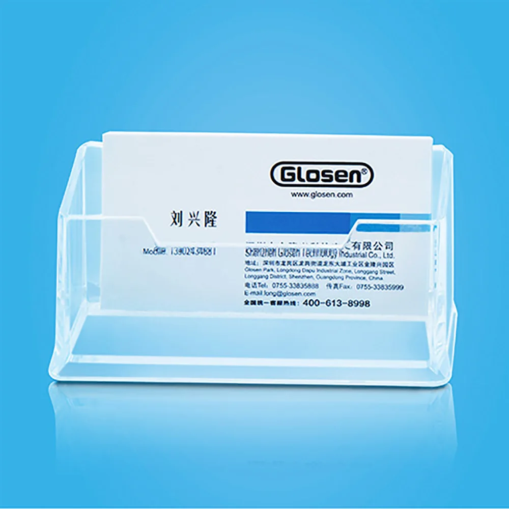 

Desktop Single Tier Plastic Plastic Name Card Case One Lattices