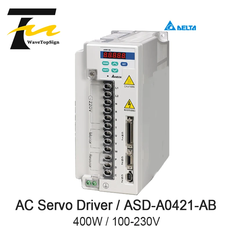 Delta AC 100 230V серводвигатель 400W AB серии ASD A0421 использовать для автоматизированной промышленности|Драйвер